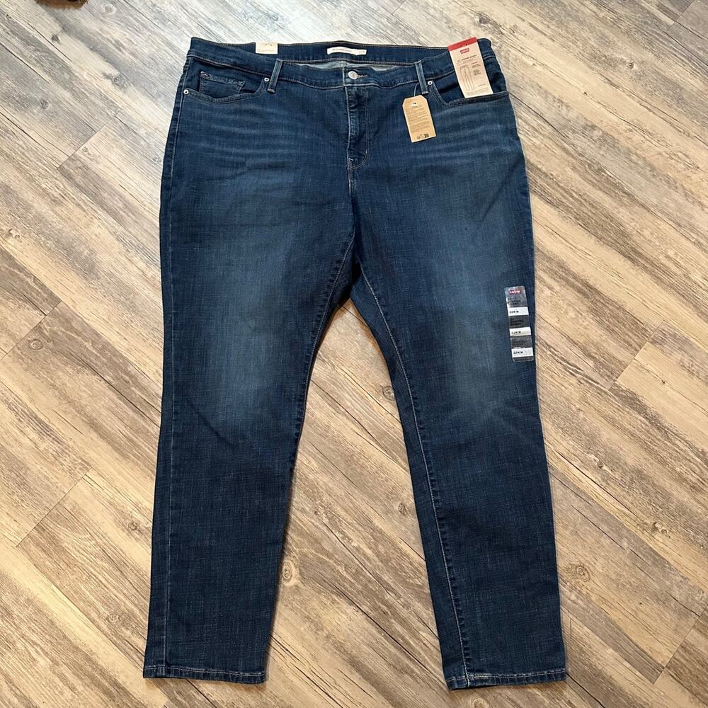 Levi’s 311 Shaping Skinny Jeans Women’s 22W Dark Wash Stretch Denim